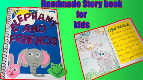 Diy Book Story For Kids How To Make Story Book Handmade Kids Story