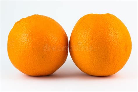 Two Oranges Stock Image Image Of Detail Dessert Close 60756509