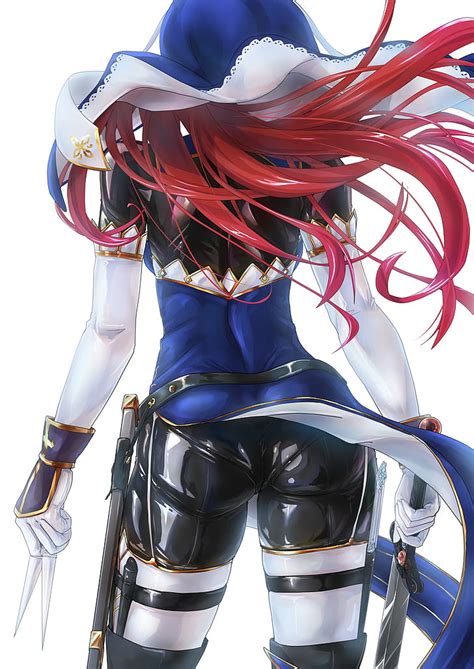X Px Free Download HD Wallpaper Ass Bodysuit Anime Sword Long Hair Weapon