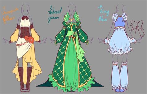 Outfits Adopts 3 Paypal Auction Open By Rika Dono On Deviantart
