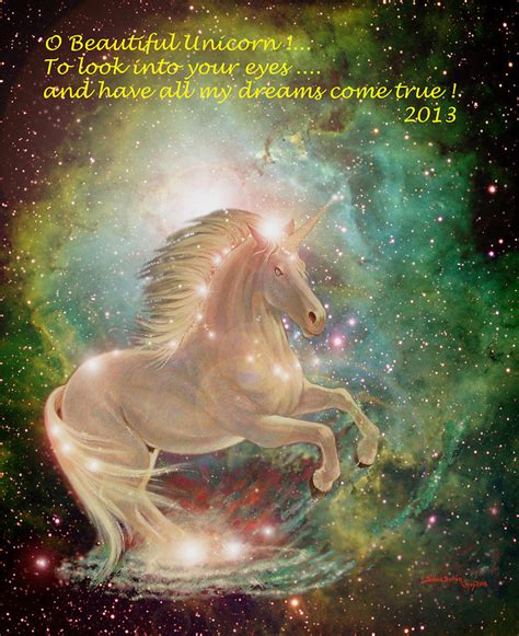 Magic Unicorn Digital Art By Silvia Duran