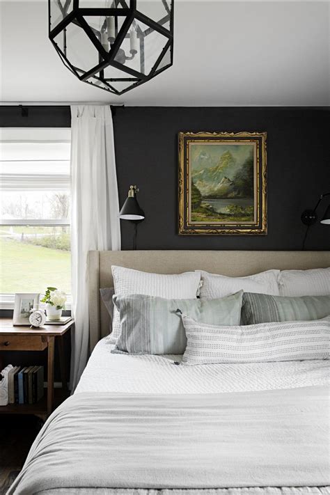 I am so thrilled you are inspired to paint your own set! Dark Walls in a small Master Bedroom. Vintage Oil Painting ...