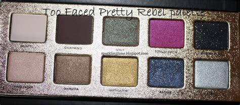 Sparkling Luna Eotd Too Faced Pretty Rebel Totally Fetch Gangsta Badass