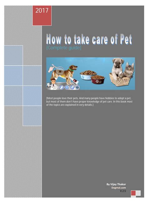 I absolutely love the pet hospitals! How to take care of your Pet by Dogmal - Issuu