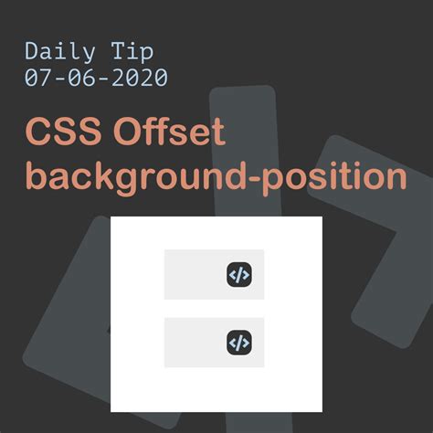 Background Position Offset Css Tutorial 2022