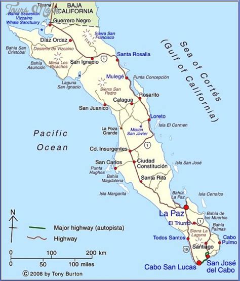 Maps Of Baja California Mexico