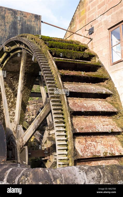 Old Water Mill Wheel Stock Photo Alamy