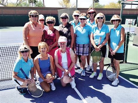 Thursday Morning Womens Tennis League Enjoys Great Play Robson Ranch