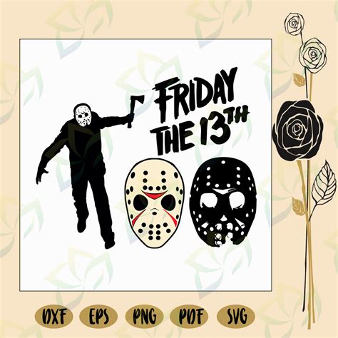 Classic Horror Movie Killer Friday The 13th Jason Svg Jason Killer