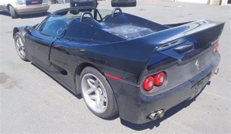 Wrecked Black Ferrari F50 For Sale In Connecticut Gtspirit