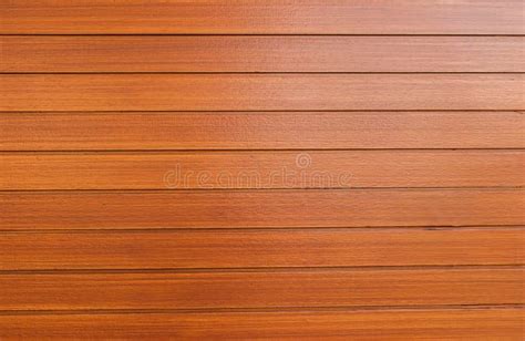 An Exterior Wall Surface Of Horizontal Wooden Planks Painted Stock