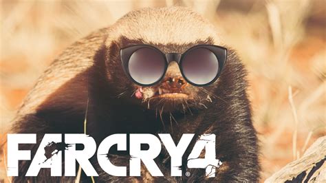 One Badass Honey Badger Scares Off 4 Wolves Far Cry 4 Youtube