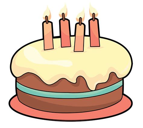 Cartoon Birthday Cakes Clipart Best
