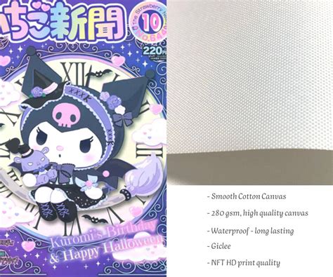 Hello Kitty Poster Kuromi Posters Kawaii Japanese Anime Etsy Canada