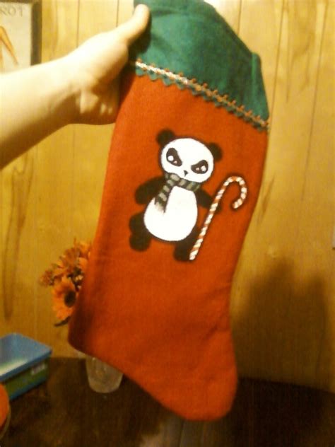 Panda Christmas Stocking · A Christmas Stocking · Art And Decorating On