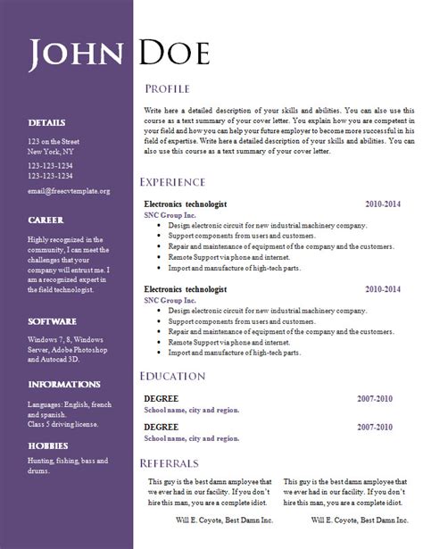 creative resume cv template       cv
