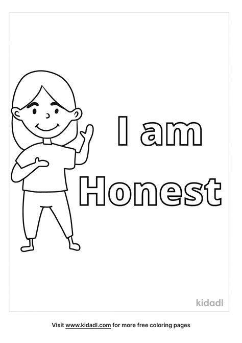 19 Honesty Coloring Page Manusnabeel