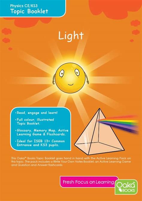 Ce Ks3 Physics Light Revision Book Resources For Dyslexics