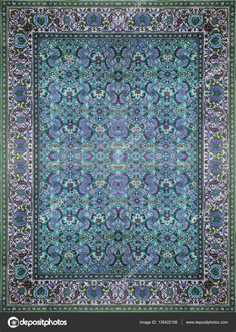 Persian Carpet Texture Abstract Ornament Round Mandala Pattern