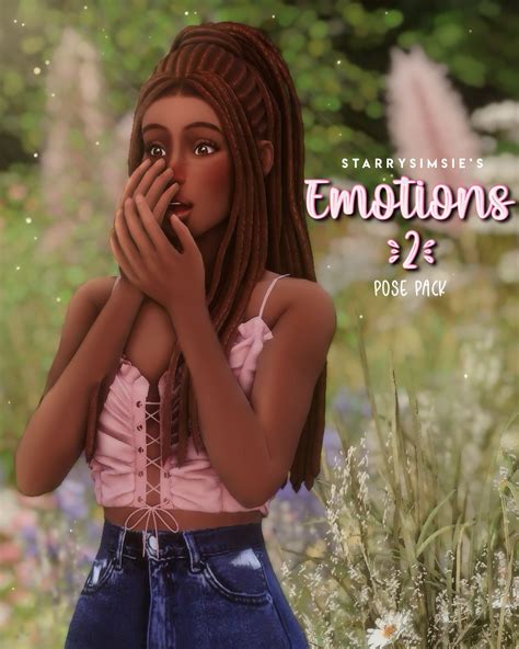 Emotions 2 Pose Pack Starrysimsie On Patreon Sims 4 Sims Sims 4
