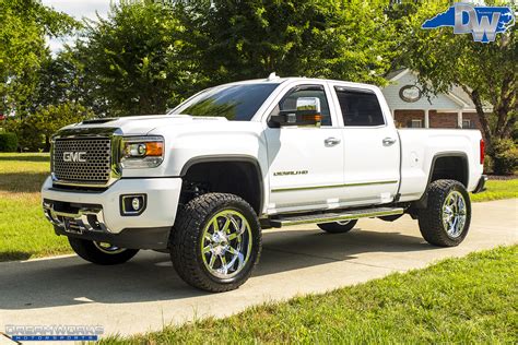 White Gmc Denali Hd Truck 1 — Dreamworks Motorsports