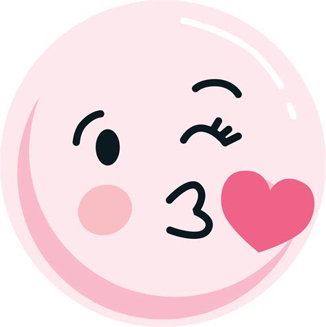 Kissy Face Emoji Svg Cut File Snap Click Supply Co