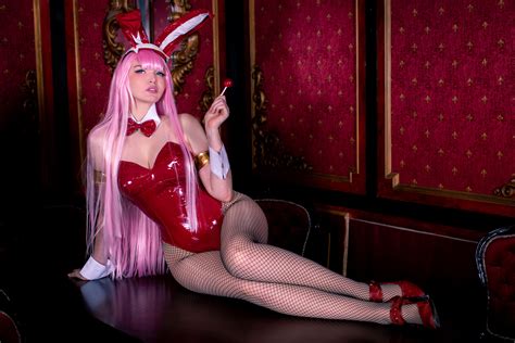 darling~ 💕 ~ bunny zero two by usagi lunnaya 😍 such a sweet bunny 02 👯 rolecosplay roleco
