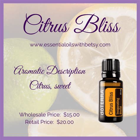 Doterra Citrus Bliss Blend Is A Cheerful Citrus Blend That Contains