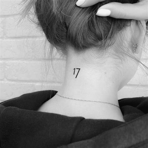 Tatuaje Número 17 Por Risha Tattoo Tatuajes Para Mujeres