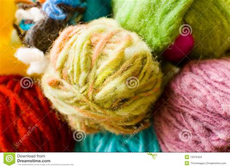 Handmade Wool Stock Photo Image Of Tangle Craft Background 13376434
