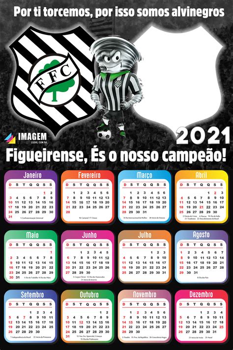 Figueirense more free logo football club clip arts & png images. Moldura Calendário 2021 Figueirense PNG | Imagem Legal