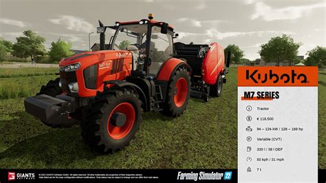 Kubota Dlc For Farming Simulator 22 Out Now