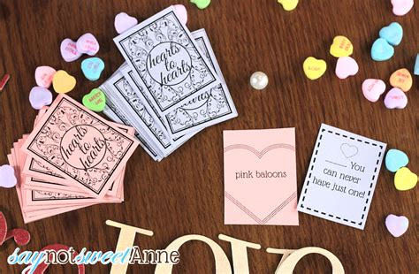 Hearts To Hearts A Printable Hearts Card Game For Valentines Day