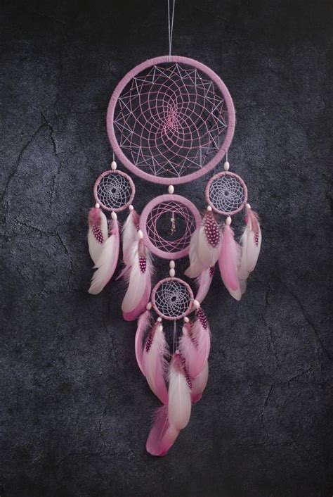 Large Pink Dream Catcher Valentines Day T For Etsy Dream