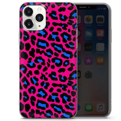 Leopard Skin Phone Case Cover Fit For Iphone 12 8 Xs Xr Etsy