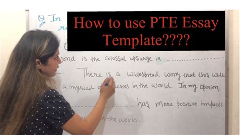 How To Use Pte Essay Template Must Watch Video Youtube