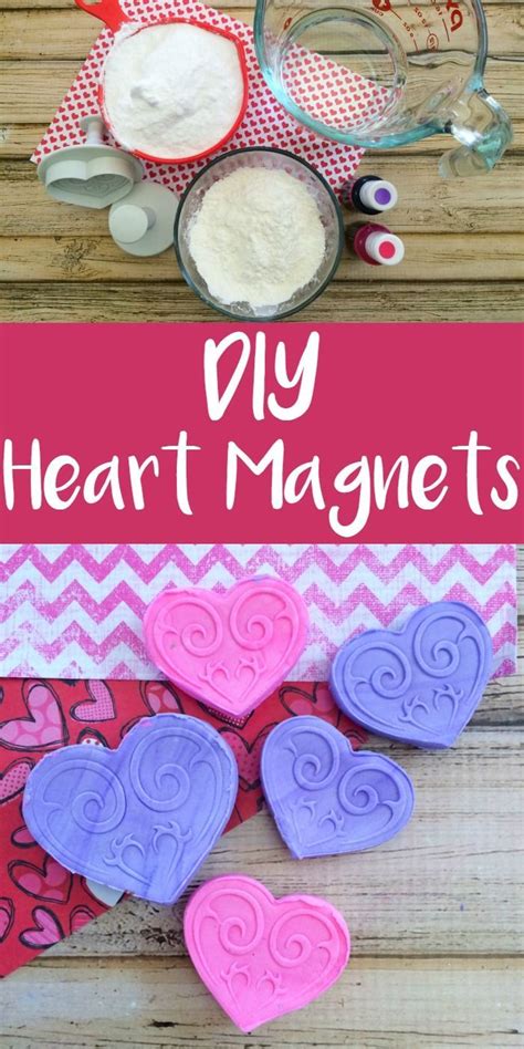 Diy Heart Magnets Are An Easy Valentines Day T Or Favor My Funny