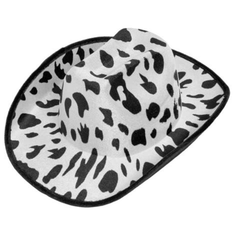 Cow Print Cowboy Hat Western Cowgirl Hat For Halloween Birthday Party