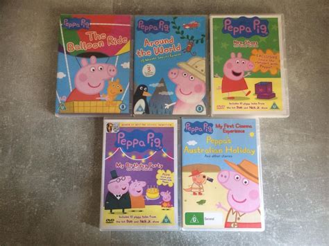 Peppa Pig Dvd Bundle 5 Dvds Kids Cartoons In Plymouth Devon