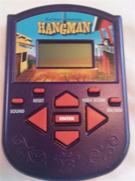 Hangman Electronic Handheld Milton Bradley Game 2002 Ebay