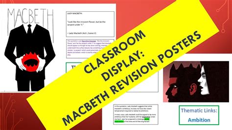 Macbeth Revision Display Teaching Resources Types Of Learners