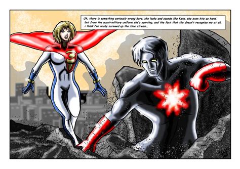 Captain Atom Vs Powergirl New 52 By Adamantis On Deviantart