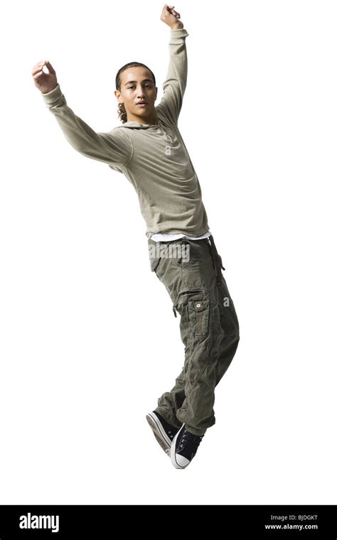 Young Man Dancing Stock Photo Alamy