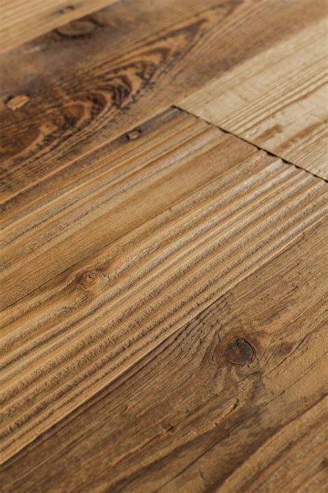 Reclaimed Engineered Pine Brushed By The New And Reclaimed Flooring Company