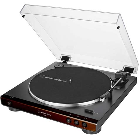 Audio Technica At Lp60x Bw Fully Automatic Belt Drive Turntable Brown