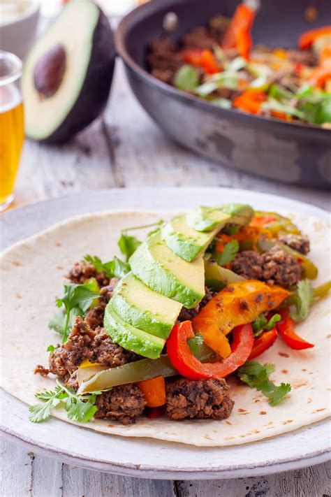 Fajitas Recipe With Ground Beef For Easy Weeknight Dinner Eating Richly