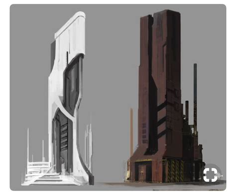 Sci Fi Buildings Digital Art Futuristic Architecture Sci Fi