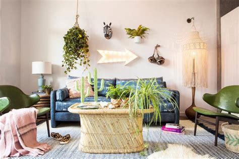 Create An Aesthetic Living Room With A Bohemian Interior Style Homesfornh