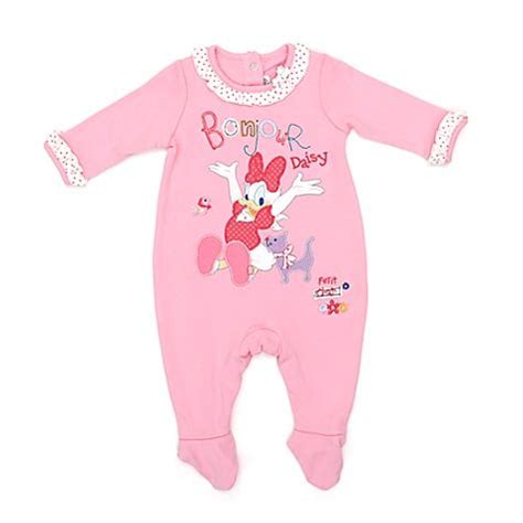 Daisy Duck Girls Long Leg Romper Can Be Personalised Cute Baby