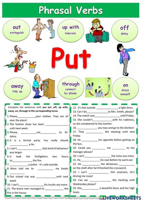 Phrasal Verbs Online Activity For Pre Intermediate You Can Do The